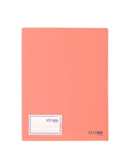 SF083,Mapa Strigo, PP, A4, 30 folii protectie, roz deschis SF083