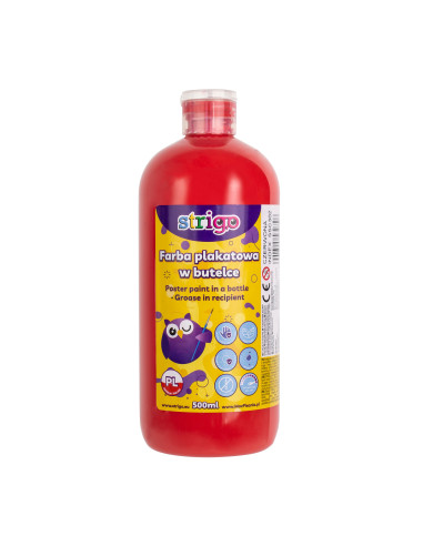 SSC302,Guase Strigo SSC302 in recipient 500 ml, Rosu
