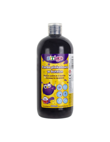 SSC313,Guase Strigo SSC313 in recipient 500 ml, Negru