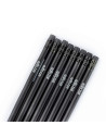 BE02,Creioane Strigo BE02 HB cu radiera de sters, 36 bucati