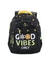 Ghiozdan scoala Ecada 61440, 4 compartimente, 41 × 31 × 16 cm, Motiv Good vibes