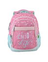 Ghiozdan scoala Ecada 614008, 4 compartimente, 41 x 31 x 16 cm, Motiv Enjoy life