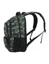 Ghiozdan scoala Ecada 61497, 4 compartimente, 46 × 32 × 18 cm, Motiv camuflaj