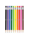 SSC489,Set 10 creioane colorate mecanice Strigo SSC489 cu mina grafit de 2.6 mm