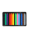 SSC399,Creioane colorate Strigo SSC399 triunghiulare, plastic, 12 culori