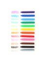 SSC399,Creioane colorate Strigo SSC399 triunghiulare, plastic, 12 culori
