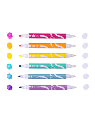 SSC143,Carioci Magic Markers Strigo SSC143 Lenka, 6 buc/set