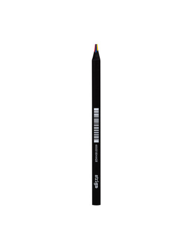 SSC111,Creioane colorate Strigo SSC111, multicolor, lemn negru