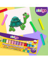SSC334,Plastilina Strigo SSC334, 18 culori