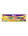 SSC336,Plastilina Strigo SSC336, 18 culori mix (6 x neon, 6 x pastel, 6 x cu sclipici)