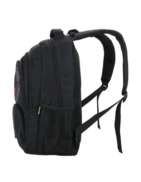 Ghiozdan scoala Ecada 61494, 4 compartimente, 46 x 32 x 18 cm, Basketball