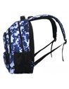 Ghiozdan scoala Ecada 61496, 4 compartimente, 46 x 32 x 18 cm, Motiv Camuflaj