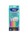 Creioane colorate Strigo pastel 12 culori, cu ascutitoare SSC149