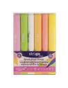 SSC430,Markere acrilice Strigo SSC430 tip pensula, 6 culori