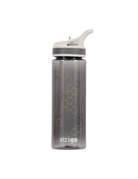SSC273,Sticla apa Strigo SSC273 Honeycomb Colection grey, 600 ml