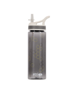 SSC273,Sticla apa Strigo SSC273 Honeycomb Colection grey, 600 ml 2