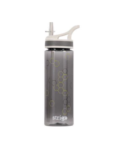 SSC273,Sticla apa Strigo SSC273 Honeycomb Colection grey, 600 ml