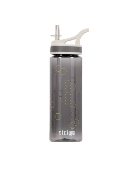 SSC273,Sticla apa Strigo SSC273 Honeycomb Colection grey, 600 ml