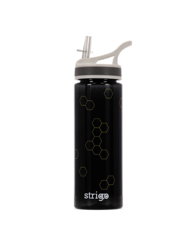 SSC274,Sticla apa Strigo SSC274 Honeycomb Colection black, 600 ml
