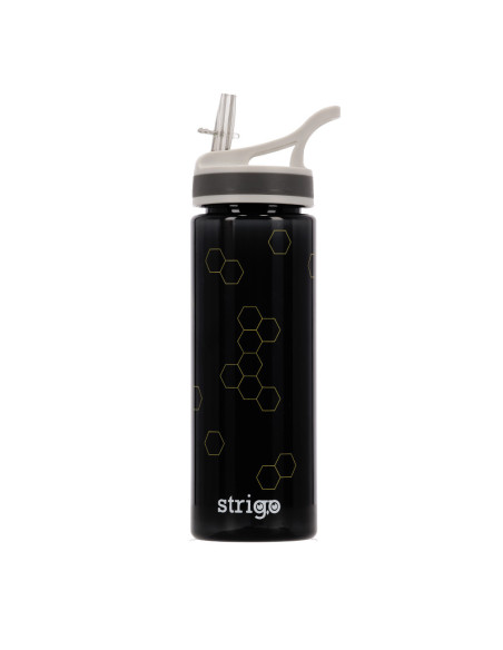 SSC274,Sticla apa Strigo SSC274 Honeycomb Colection black, 600 ml