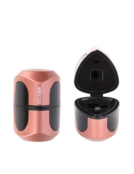 SSC387,Ascutitoare Strigo SSC387, metalizata 3 orificii, 4 modele