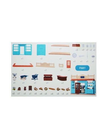 ROB-FDE8622,Play set brutarie - panda