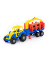 ROB-35295,Tractor cu remorca lemne, 46,6x13,4x20 cm, Polesie