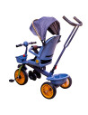 ROB-M008,Tricicleta cu pedale, maner si parasolar