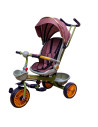 ROB-M008,Tricicleta cu pedale, maner si parasolar