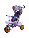 ROB-M008,Tricicleta cu pedale, maner si parasolar