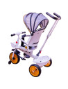 ROB-M008,Tricicleta cu pedale, maner si parasolar