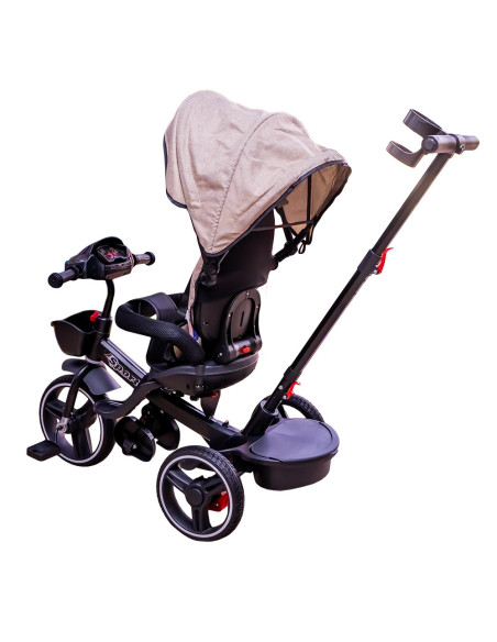 ROB-X4,Tricicleta cu pedale, maner si parasolar