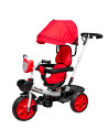 ROB-A16-3,Tricicleta cu pedale, maner si parasolar