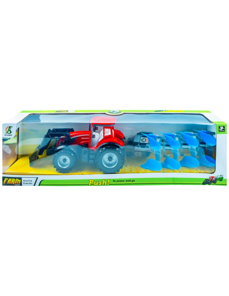 ROB-0488-508,Tractor cu frictiune si plug