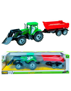 ROB-0488-502,Tractor cu frictiune si remorca