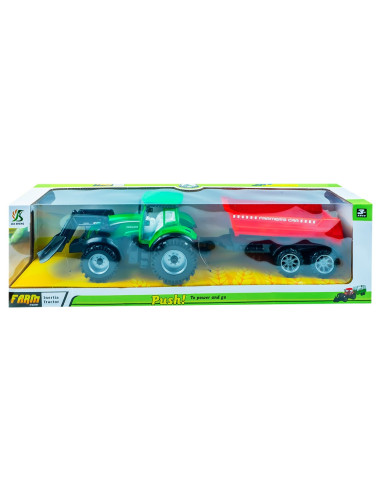 ROB-0488-502,Tractor cu frictiune si remorca