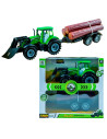 ROB-0488-556,Tractor cu frictiune si remorca lemne