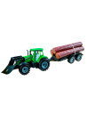 ROB-0488-556,Tractor cu frictiune si remorca lemne