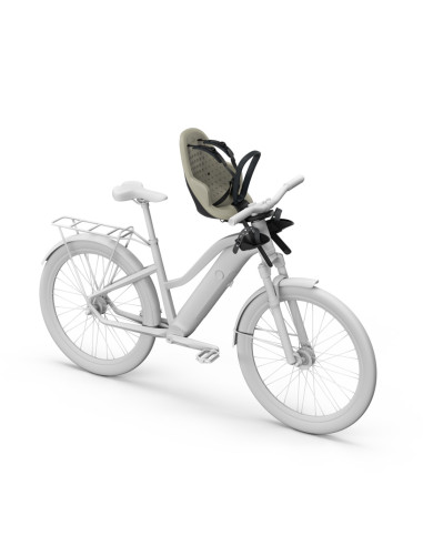 TA12041103,Scaun pentru copii, cu montare pe bicicleta in fata - Thule Yepp 2 Mini Front mounted, Soft Sand