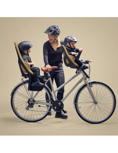 TA12041104,Scaun pentru copii, cu montare pe bicicleta in fata - Thule Yepp 2 Mini Front mounted, Nutria Green