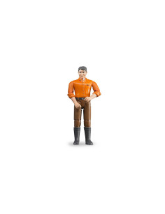 BR60007,Bruder - Figurina Barbat Cu Pantaloni Maro 2