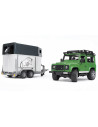 BR02592,Bruder - Masina De Teren Land Rover Defender Cu Remorca Si Cal