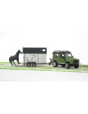 BR02592,Bruder - Masina De Teren Land Rover Defender Cu Remorca Si Cal