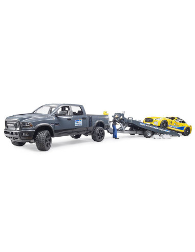 BR02504,Bruder - Masina De Teren Ram 2500 Si Masina De Curse Roadster