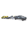 BR02504,Bruder - Masina De Teren Ram 2500 Si Masina De Curse Roadster