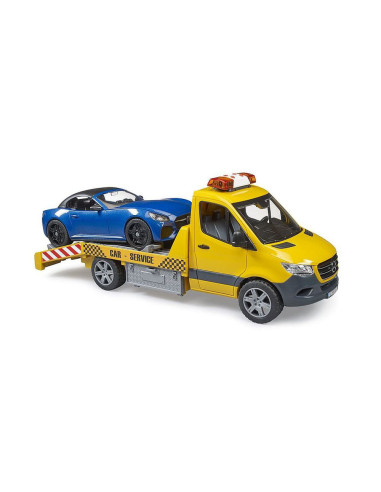 BR02675,Bruder - Vehicul De Tractare Mercedes Benz Cu Sirena Si Vehicul