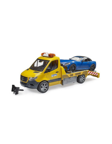 BR02675,Bruder - Vehicul De Tractare Mercedes Benz Cu Sirena Si Vehicul