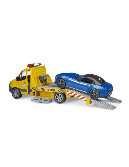 BR02675,Bruder - Vehicul De Tractare Mercedes Benz Cu Sirena Si Vehicul