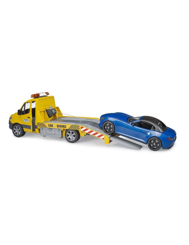 BR02675,Bruder - Vehicul De Tractare Mercedes Benz Cu Sirena Si Vehicul