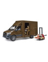 BR02678,Bruder - Masina Ups Mercedes Benz Cu Sofer Si Accesorii